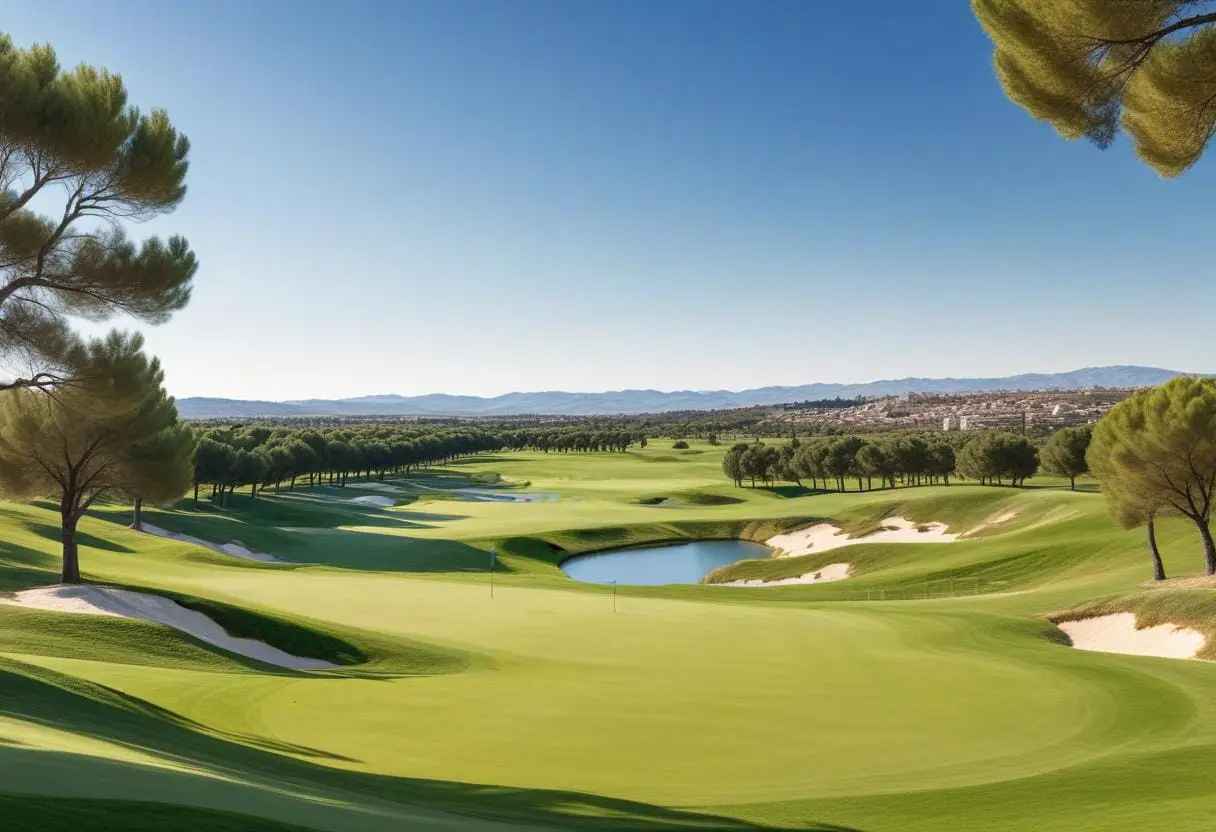 Golfresor till Madrid – Upptäck spännande greener i solen! illustration