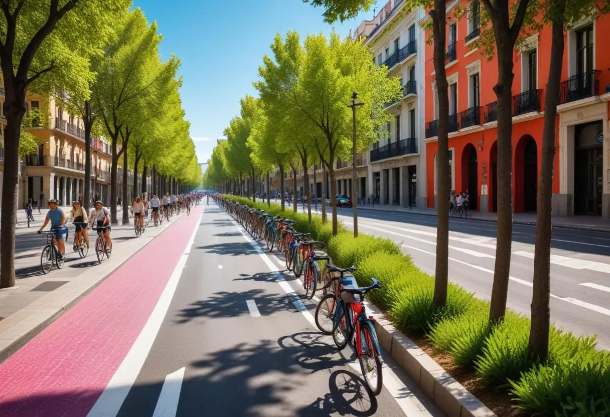 Hyra cykel i Madrid – så enkelt och kul! illustration