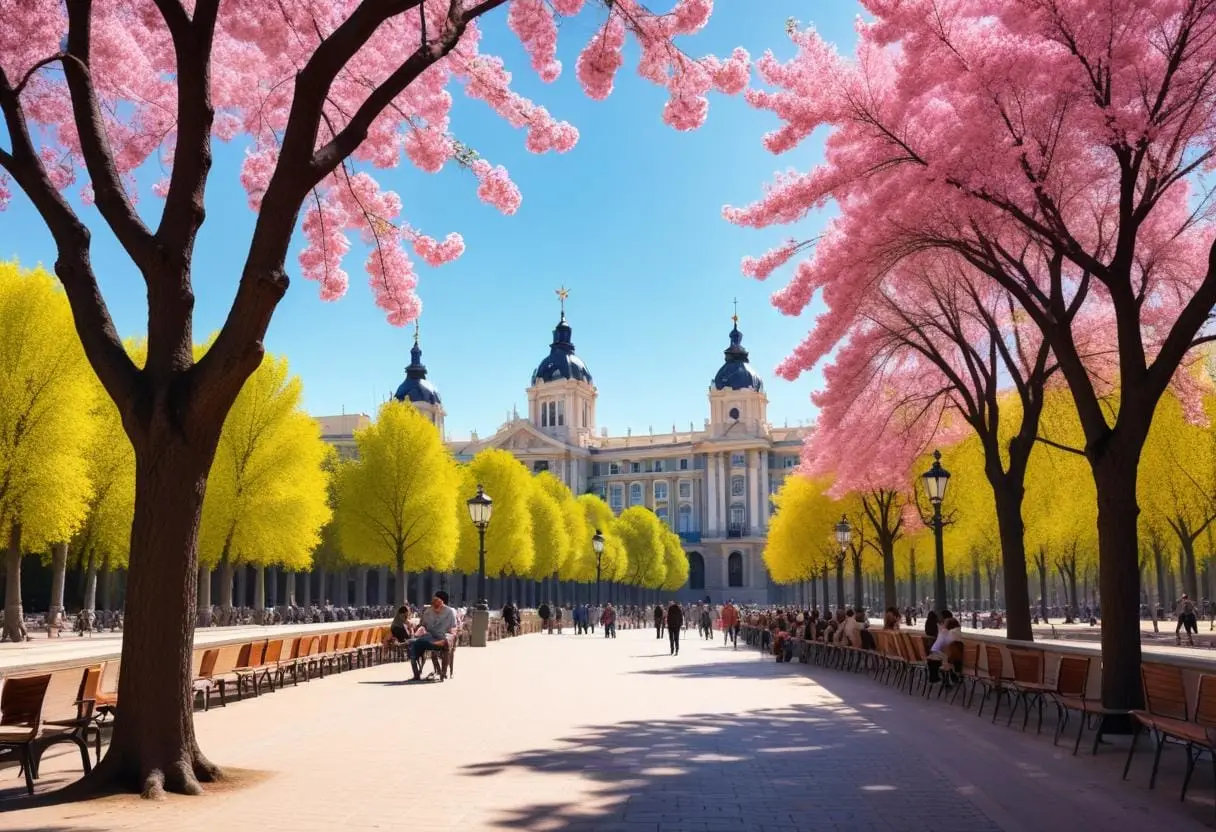 Flytta till Madrid illustration
