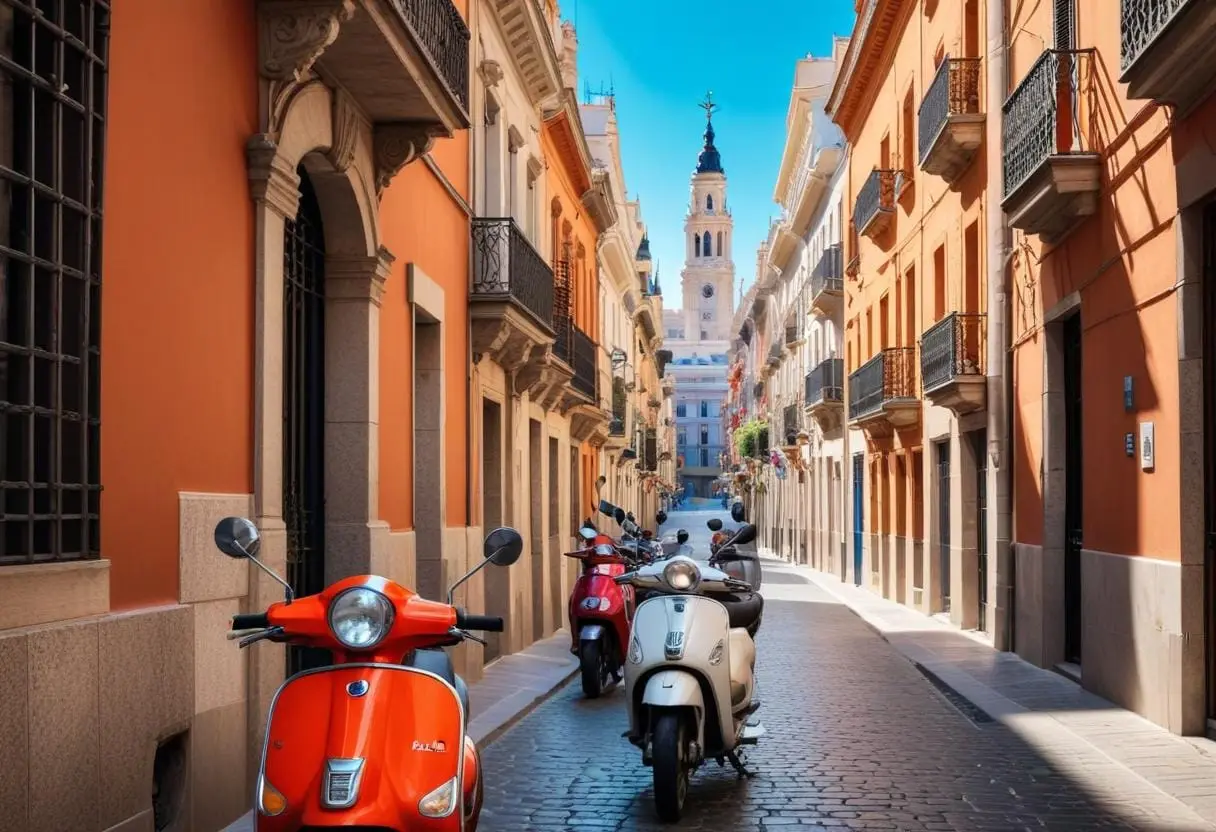 Hyra moped i Madrid – så gör du det enkelt! illustration
