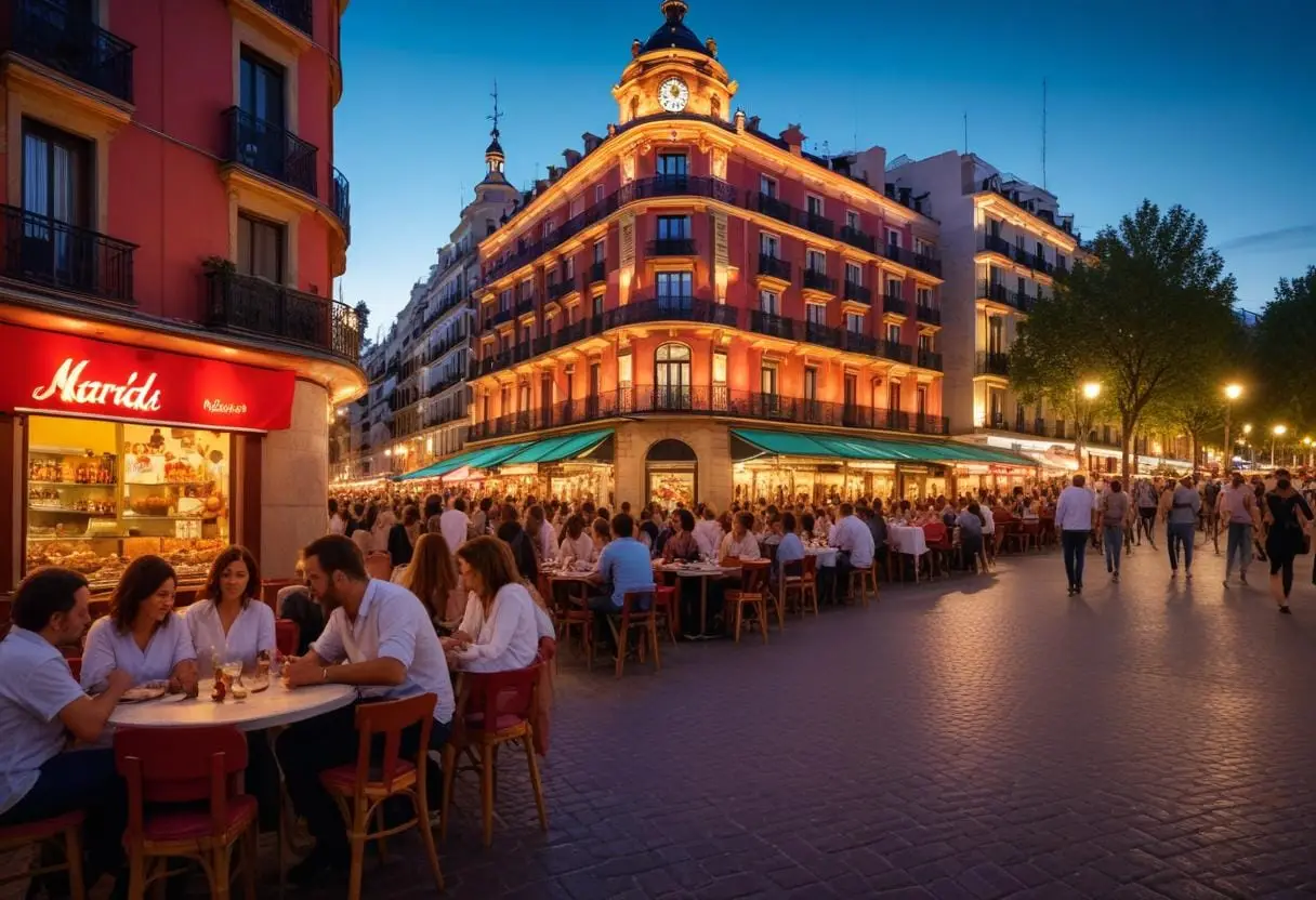 Upptäck lokalbefolkningens levnadssätt i Madrid! illustration