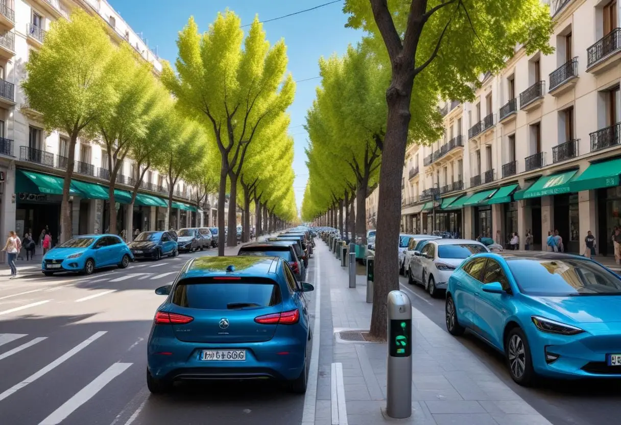 Här är din guide till smidig parkering i Madrid illustration