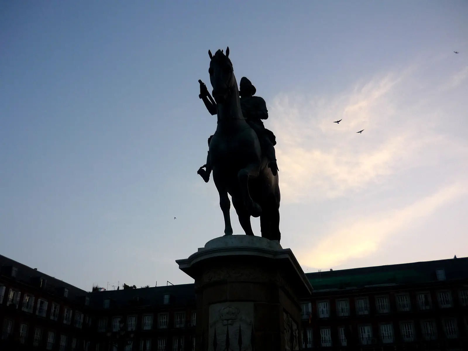 Plaza Mayor i centrala Madrid